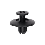 7mmx9mm Black Screw-Type Retainer with Open End, 20mm Head