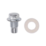 1/2"-20x13/16" Oil Drain Plug with Gasket Hex, Zinc