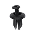 7mmx7mmx13mm Black Screw-Type Retainer with Open End, 15mm Head