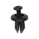 7mmx7mmx13mm Black Screw-Type Retainer with Open End, 15mm Head
