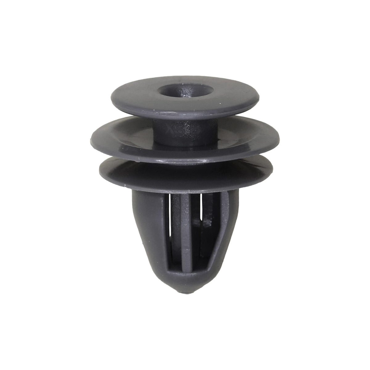 9mmx12mm Gray Nylon Triple Head Trim Panel Christmas Tree Retainer, 17mm Head