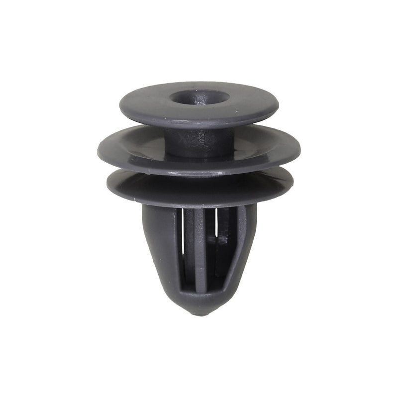 9mmx12mm Gray Nylon Triple Head Trim Panel Christmas Tree Retainer, 17mm Head