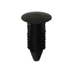 7/32"x5/8" Black Nylon Single Head Weatherstrip Christmas Tree Retainer Front And Rear Doors, 3/8" Head