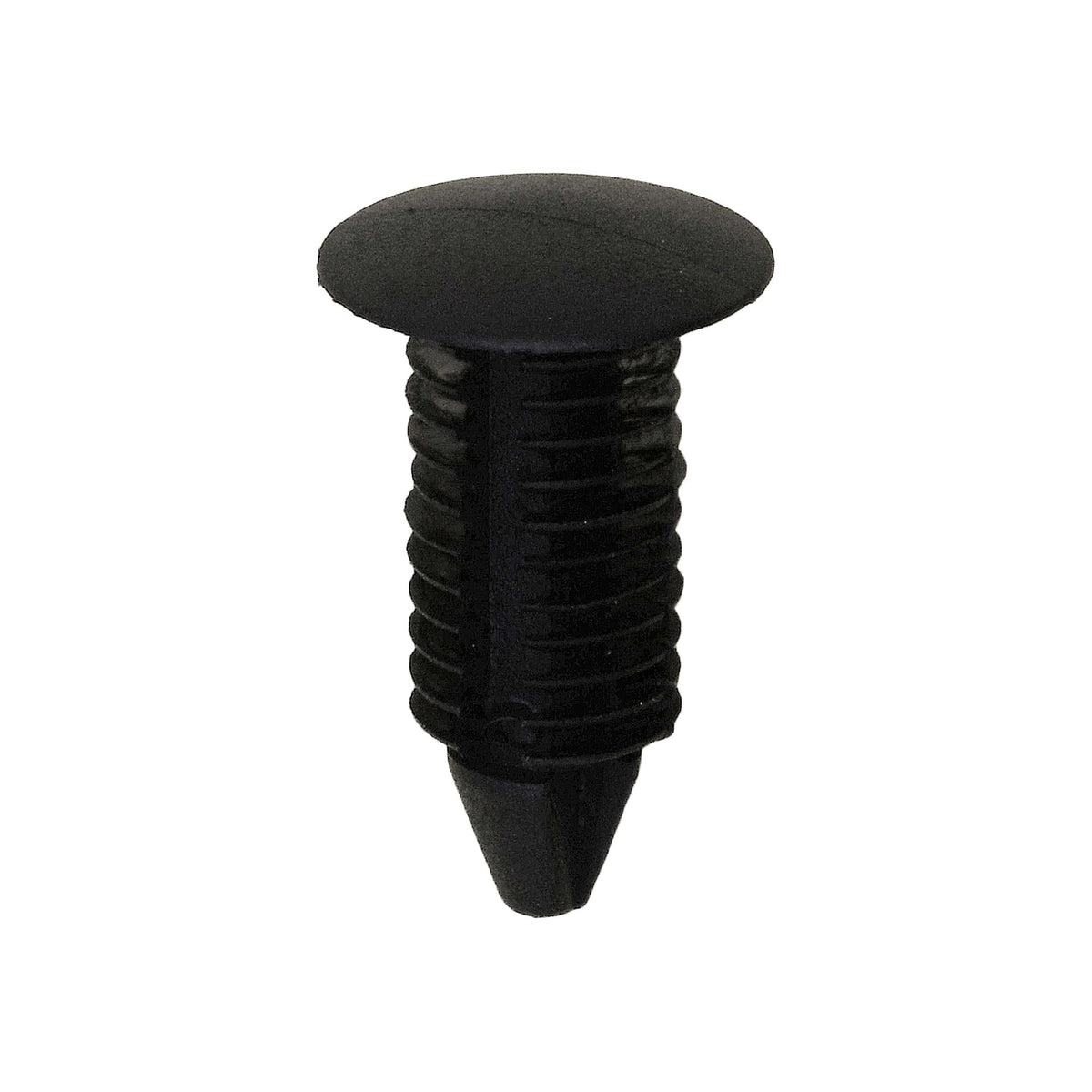 7/32"x5/8" Black Nylon Single Head Weatherstrip Christmas Tree Retainer Front And Rear Doors, 3/8" Head