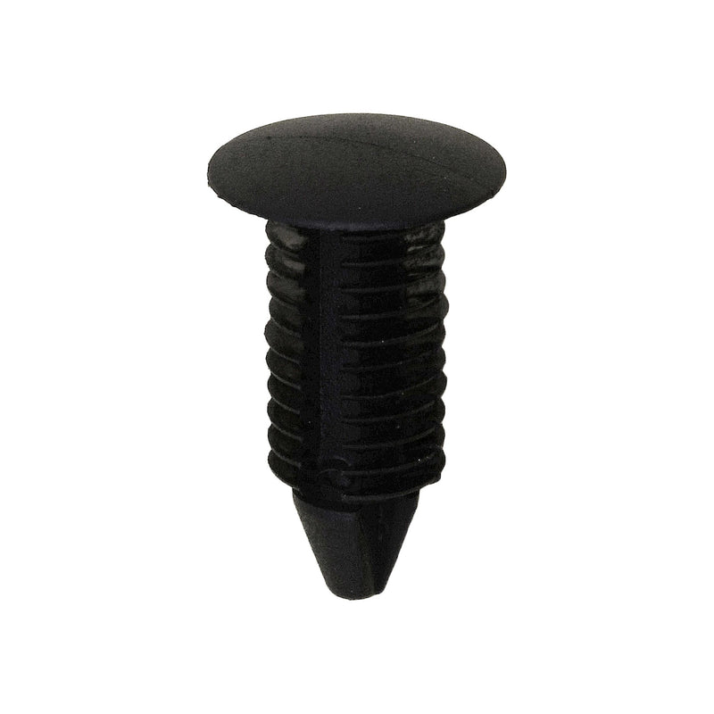 7/32"x5/8" Black Nylon Single Head Weatherstrip Christmas Tree Retainer Front And Rear Doors, 3/8" Head