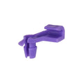 1/8" Purple Nylon Door Lock Clip Right Side Size