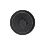 8mmx12mm Black Push-Type Retainer with Open End, 16mm Head