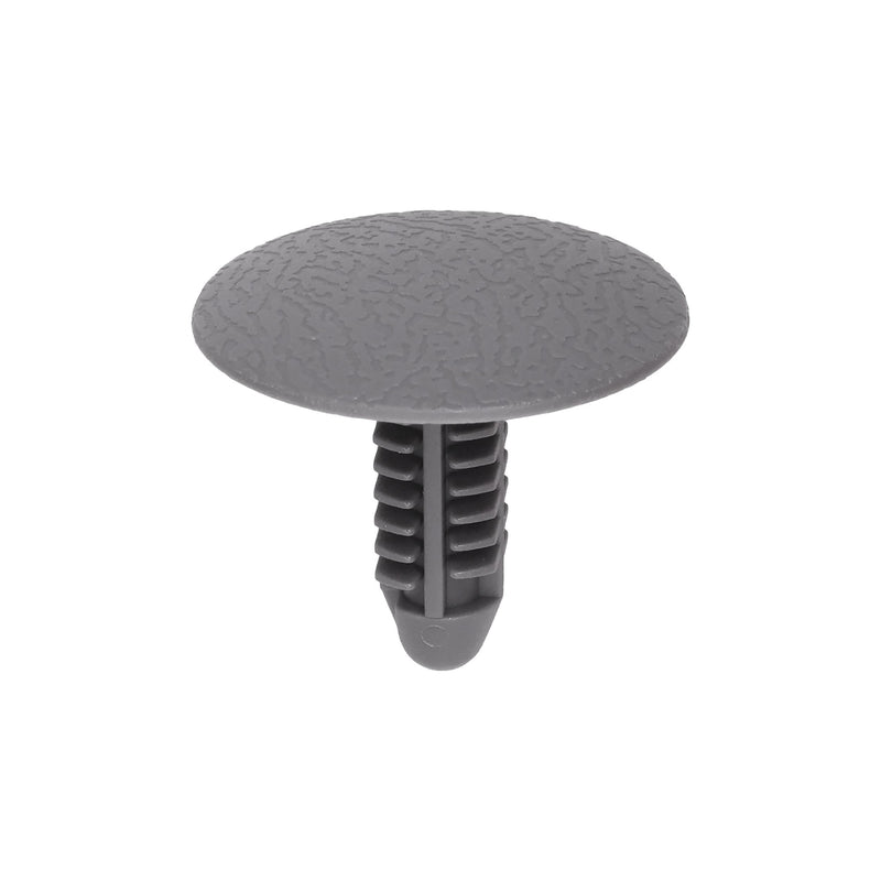 8mmx20mm Gray Nylon Single Head Trim Panel Christmas Tree Retainer, 25mm Head