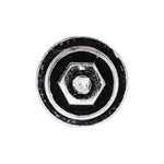 3/8"-16x1-3/4" Side Terminal Battery Bolt Thread, Zinc
