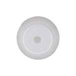 11mmx11mm White Nylon Triple Head Trim Panel Christmas Tree Retainer Overall, 18mm Head
