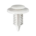 11/32"x3/4" White Nylon Double Head Trim Panel Christmas Tree Retainer, 3/4" Head