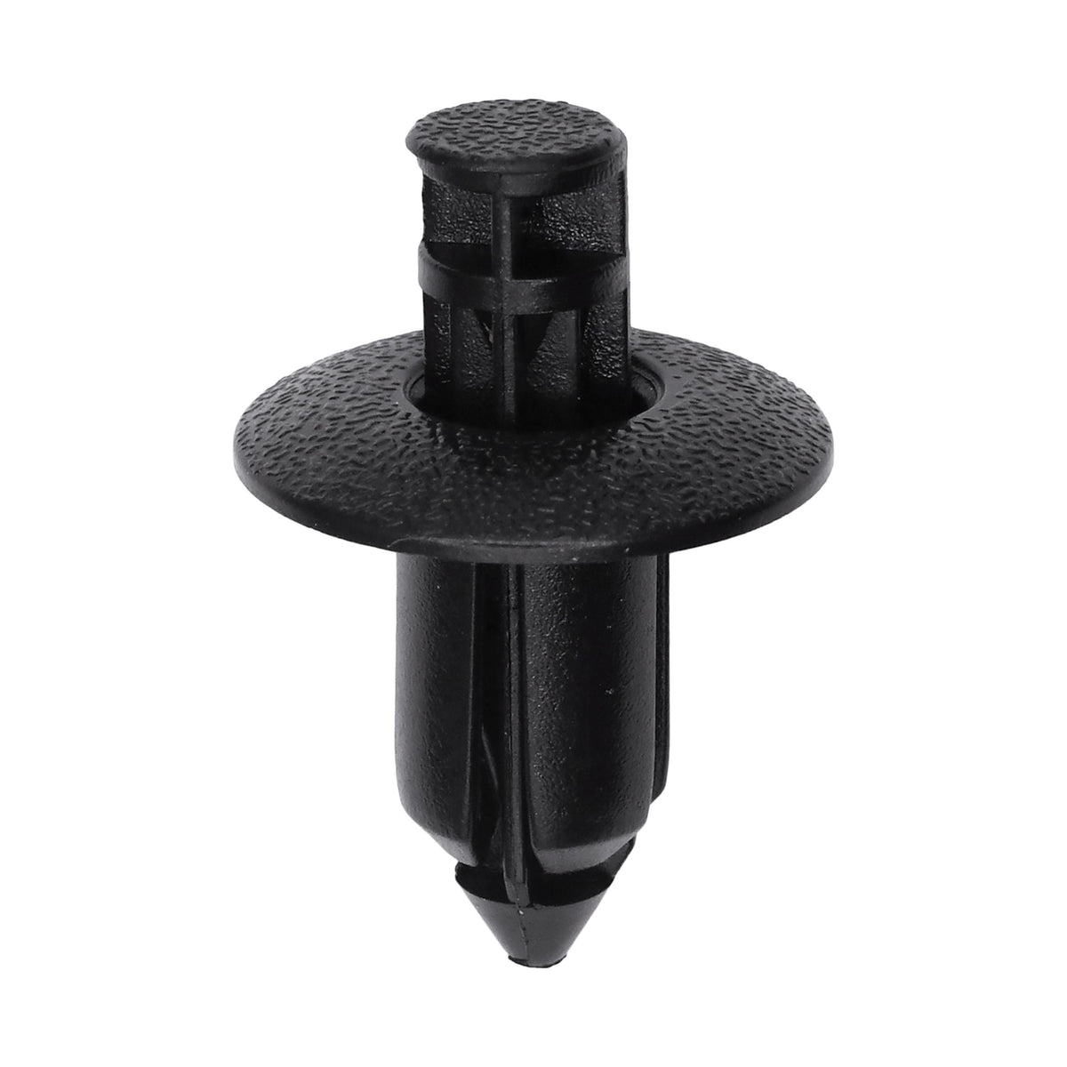 8mmx12mm Black Push-Type Retainer with Drive Pin, 18mm Head