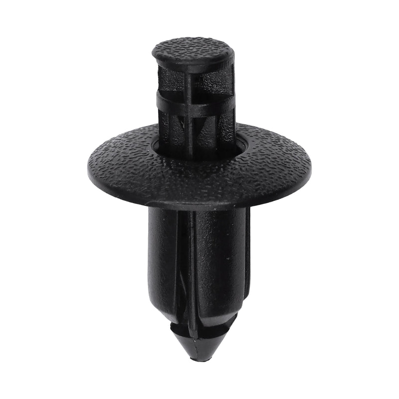 8mmx12mm Black Push-Type Retainer with Drive Pin, 18mm Head