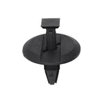 1/4"x11/16" Black Push-Type Trunk Trim Panel Retainer with Closed End, 1" Head