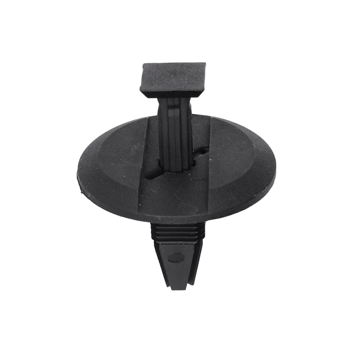 1/4"x11/16" Black Push-Type Trunk Trim Panel Retainer with Closed End, 1" Head