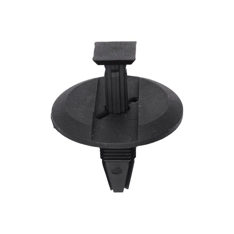 1/4"x11/16" Black Push-Type Trunk Trim Panel Retainer with Closed End, 1" Head
