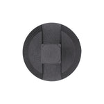 1/4"x11/16" Black Push-Type Trunk Trim Panel Retainer with Closed End, 1" Head
