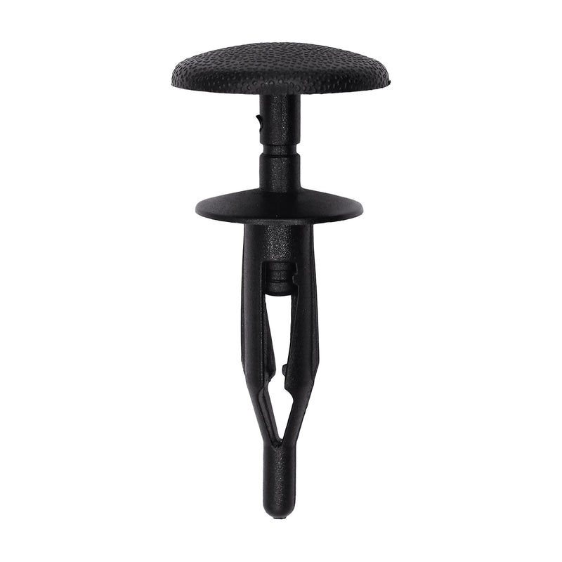 1/4"x1-1/8" Black Push-Type Fascia To Front Bumper Retainer with Closed End, 3/4" Head