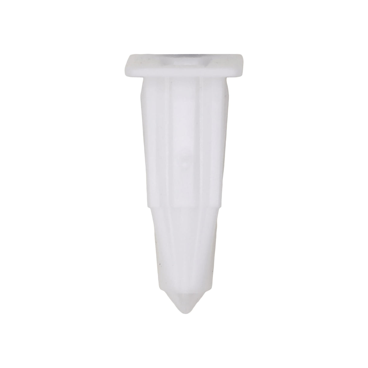 #8 White Nylon Wheel Opening Screw Grommet, 3/8" Head