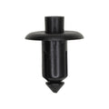 7mmx12mm Black Push-Type Retainer with Drive Pin, 16mm Head