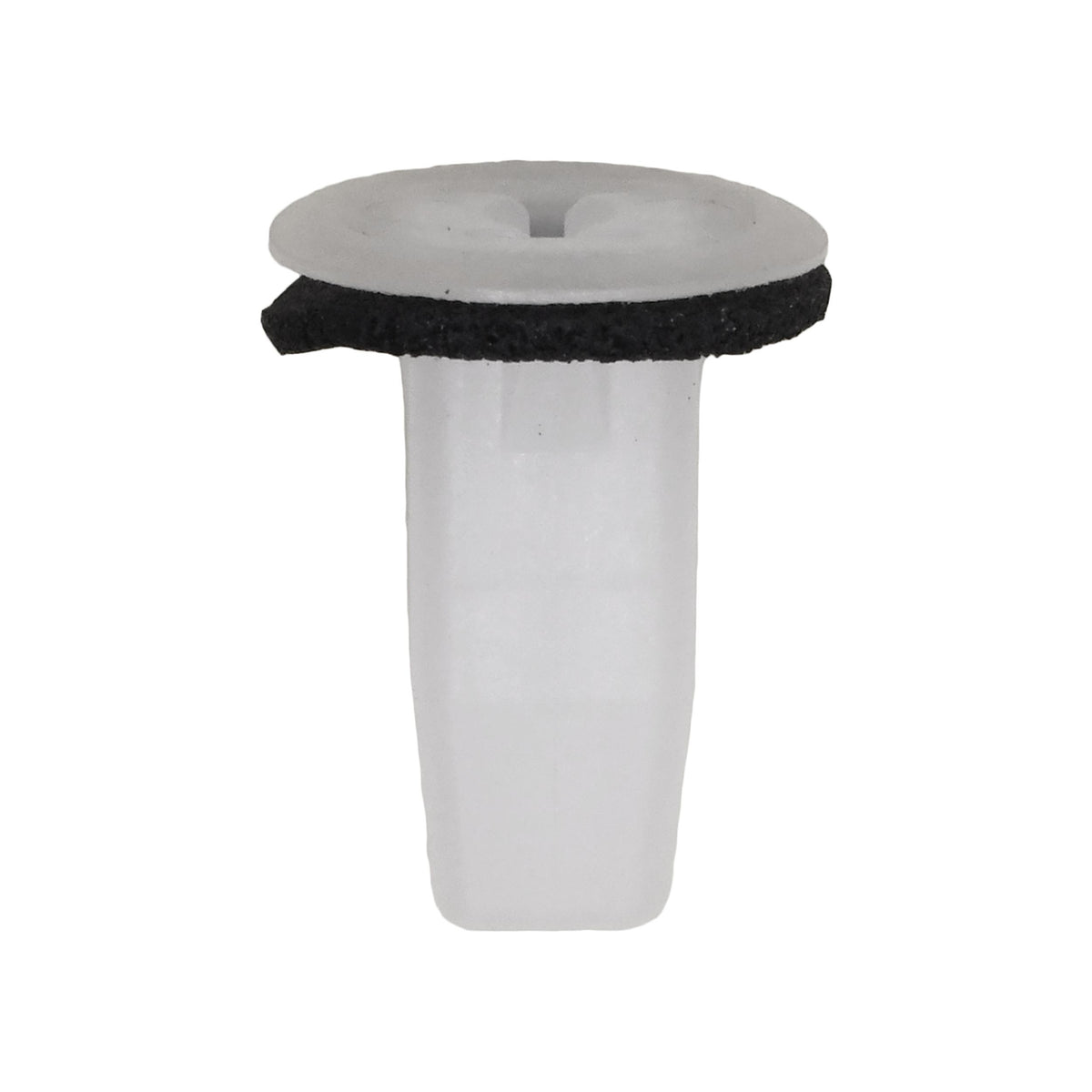 #4 White Nylon Center Pillar Screw Grommet Screw