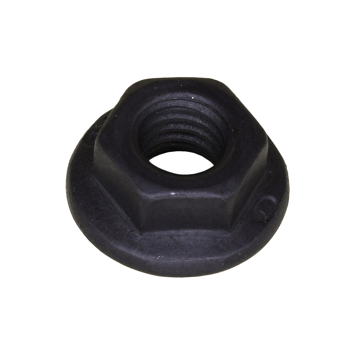 M5-0.80 Hex Flange Nut - Oxide, Black Oxide