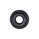 M5-0.80 Hex Flange Nut - Oxide, Black Oxide