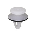 9mmx11mm White Nylon Double Head Molding Trim Christmas Tree Retainer, 16mm Head