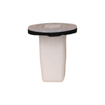 #8 White Nylon Rear Side And Trunk Trim Screw Grommet