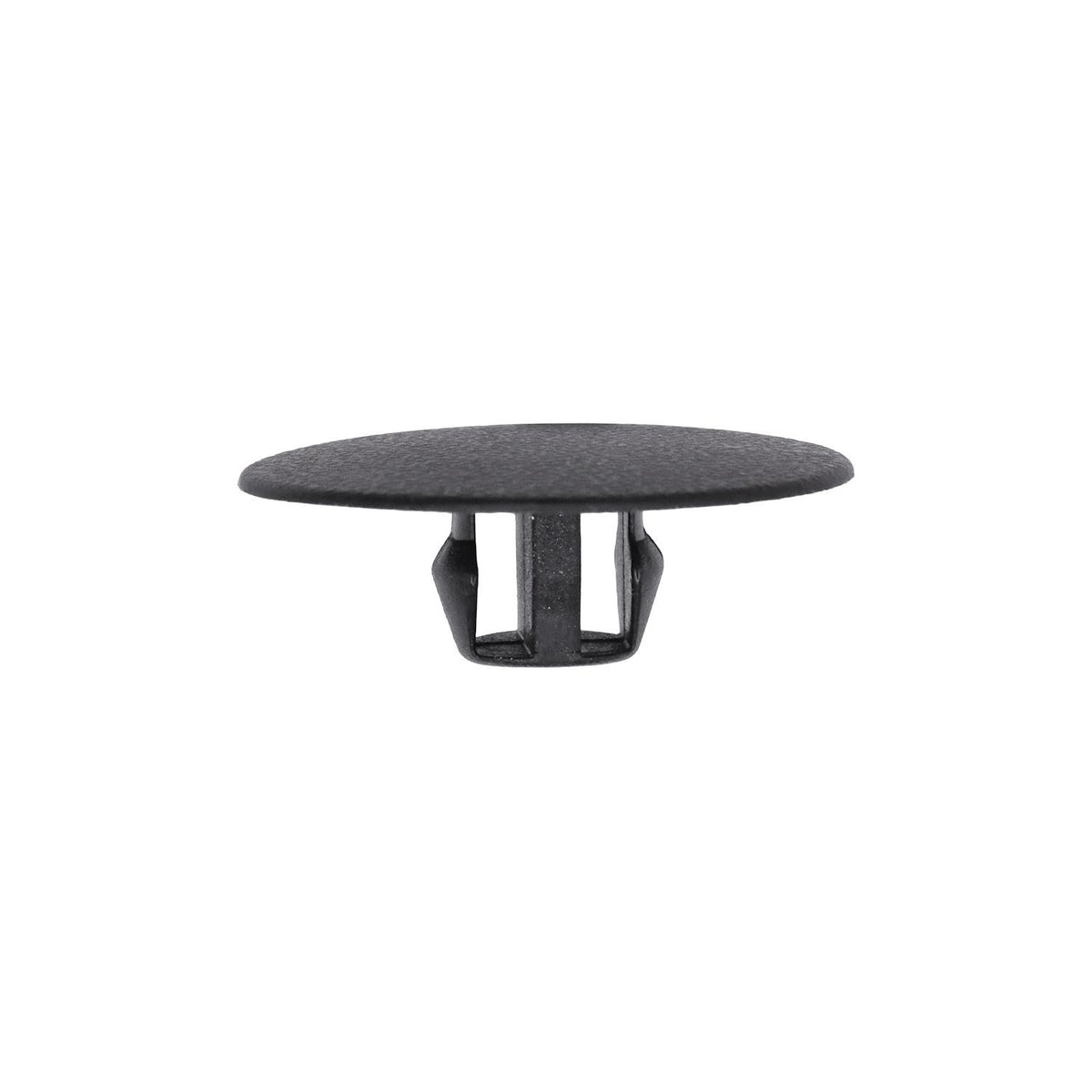 10mmx8mm Black Nylon Single Head Hood Insulated Christmas Tree Retainer, 26mm Head