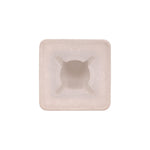 #8 White Nylon Drip Molding Screw Grommet Screw