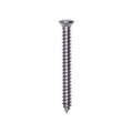 #8x1-1/2" Phillips Oval Head Tapping Screw, Type A/AB, Chrome, #6