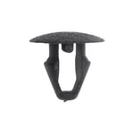 7mmx11mm Black Nylon Single Head Retaining Clip, 14mm Head