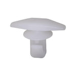 5mmx9mm White Nylon Double Head Door Weatherstrip Christmas Tree Retainer