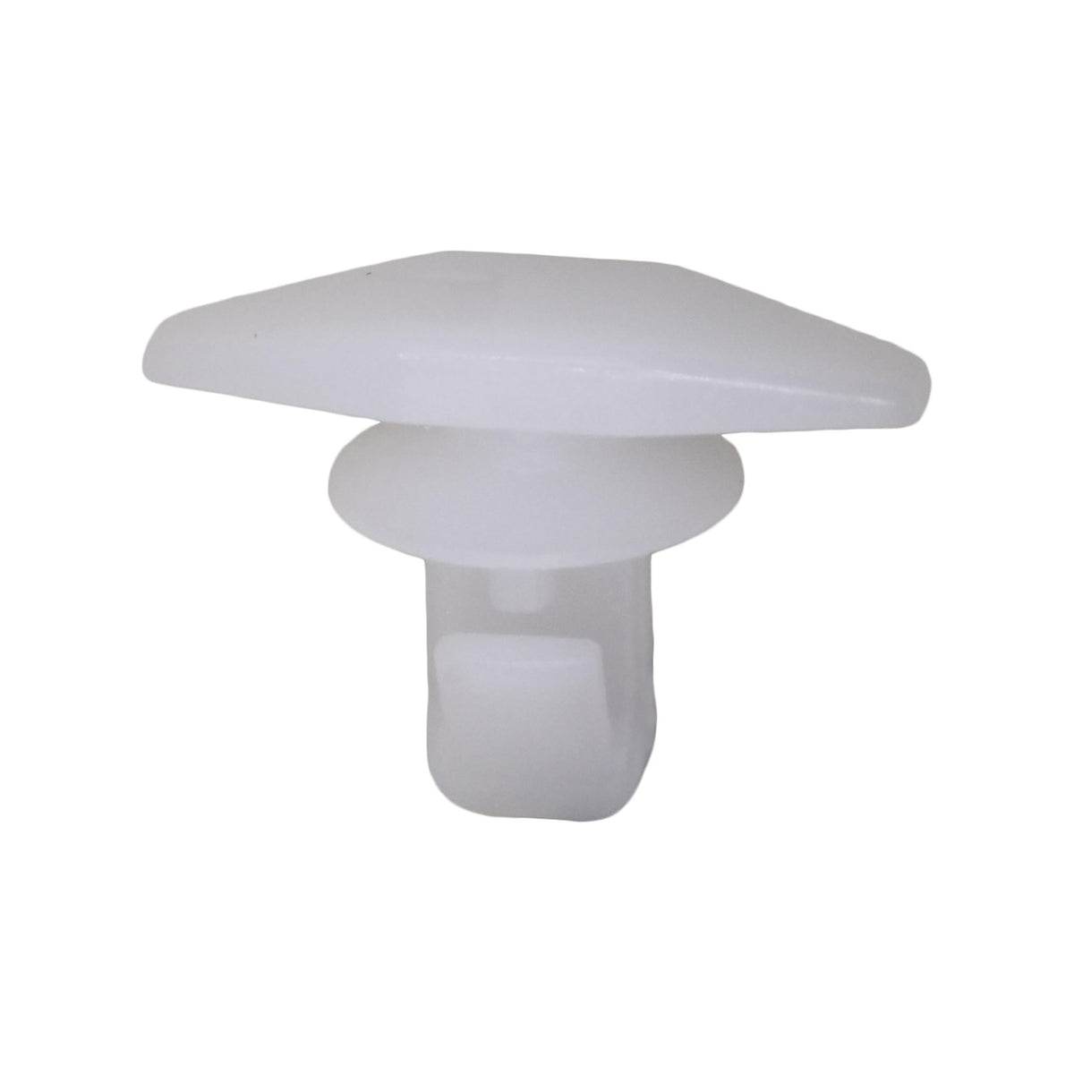 5mmx9mm White Nylon Double Head Door Weatherstrip Christmas Tree Retainer