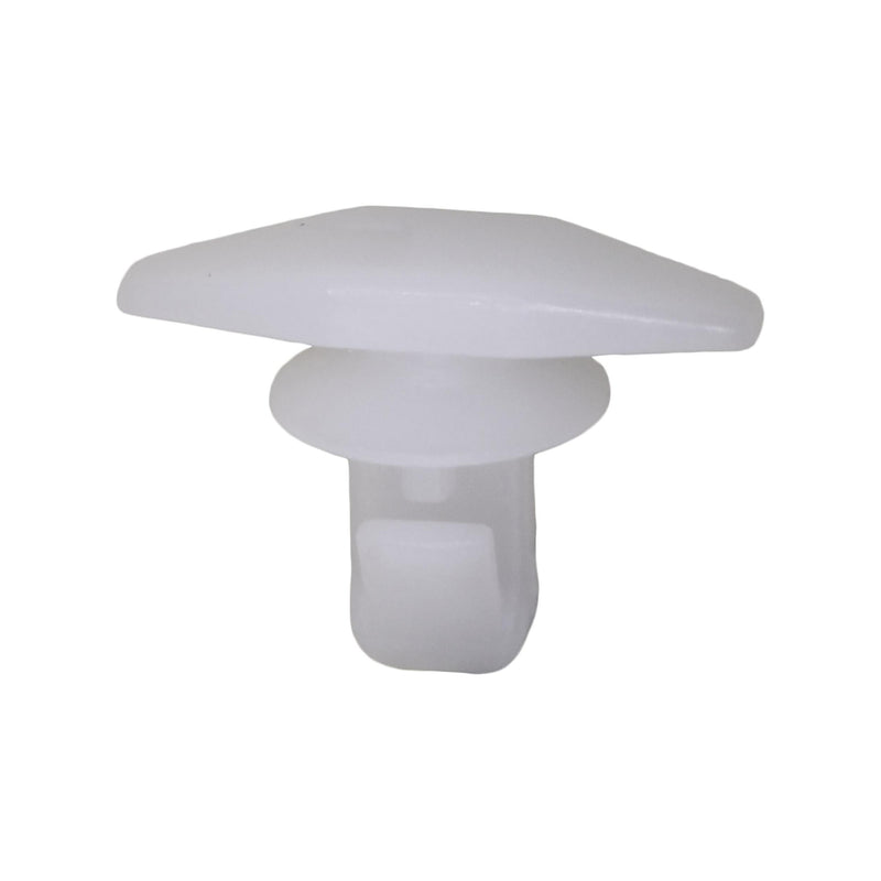 5mmx9mm White Nylon Double Head Door Weatherstrip Christmas Tree Retainer