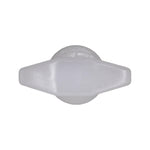 5mmx9mm White Nylon Double Head Door Weatherstrip Christmas Tree Retainer