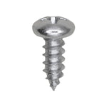#6x3/8" Phillips Pan Head Tapping Screw, Type A/AB, Zinc