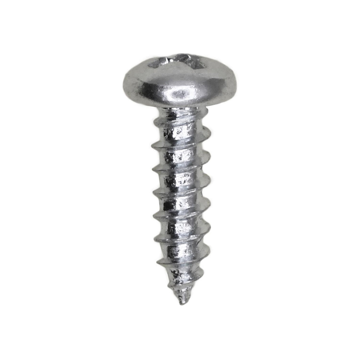 #6x1/2" Phillips Pan Head Tapping Screw, Type A/AB, Zinc
