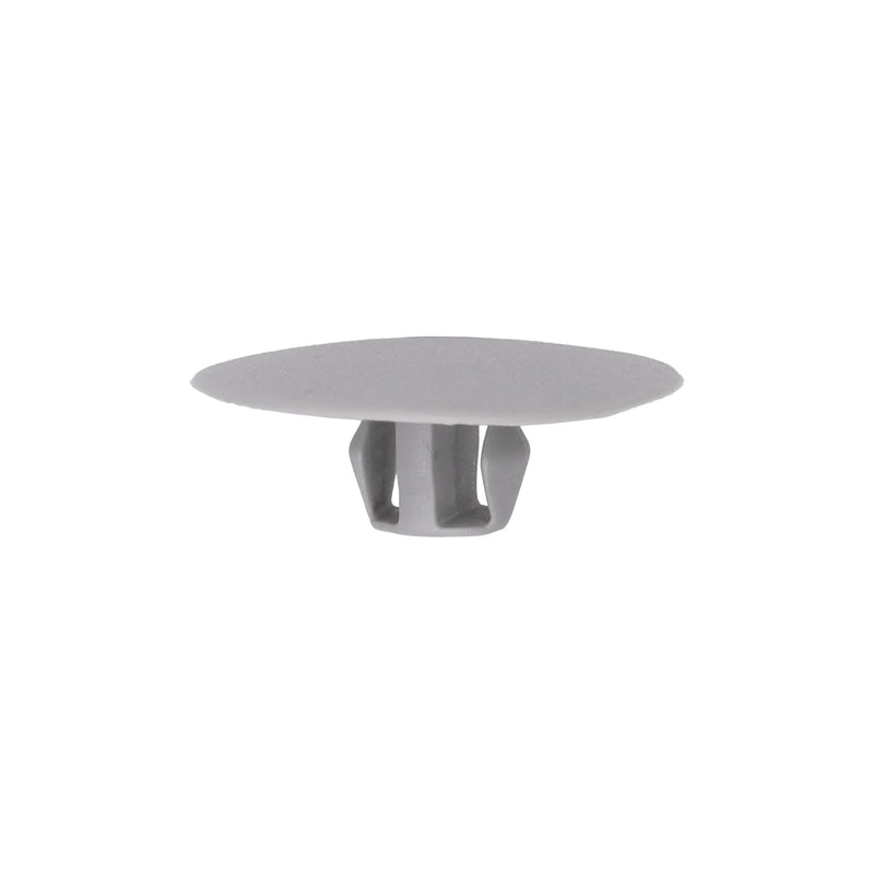 10mmx8mm Gray Nylon Single Head Hood Insulation Christmas Tree Retainer, 26mm Head
