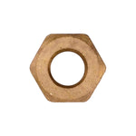 3/16" Brass Double Nut Threaded Sleeve Compression