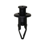 10mmx27mm Black Screw-Type Retainer with Closed End, 20mm Head