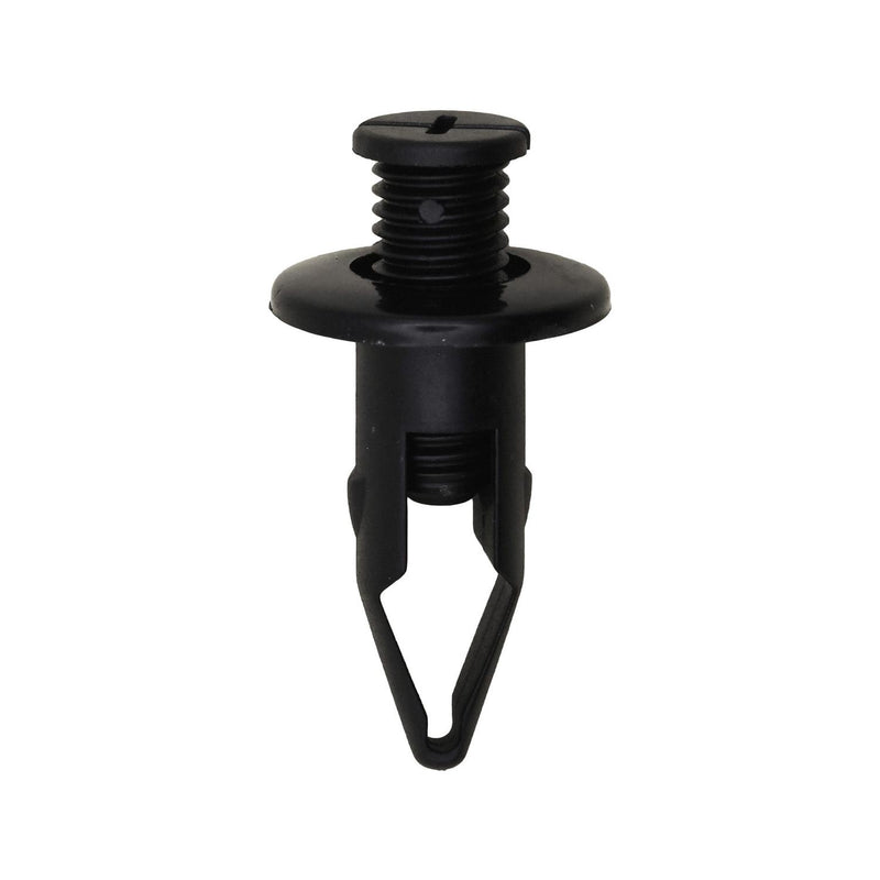 10mmx27mm Black Screw-Type Retainer with Closed End, 20mm Head