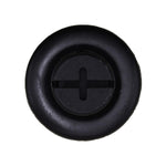 10mmx27mm Black Screw-Type Retainer with Closed End, 20mm Head