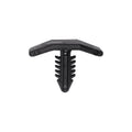 9/32"x9/16" Black Nylon Single Head Cowl Insulation Christmas Tree Retainer, 13/32" Head