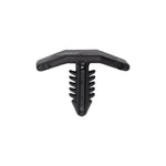 9/32"x9/16" Black Nylon Single Head Cowl Insulation Christmas Tree Retainer, 13/32" Head