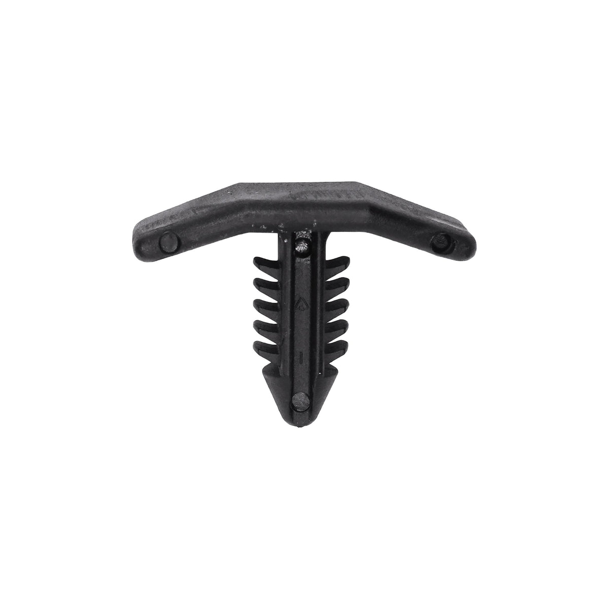 9/32"x9/16" Black Nylon Single Head Cowl Insulation Christmas Tree Retainer, 13/32" Head