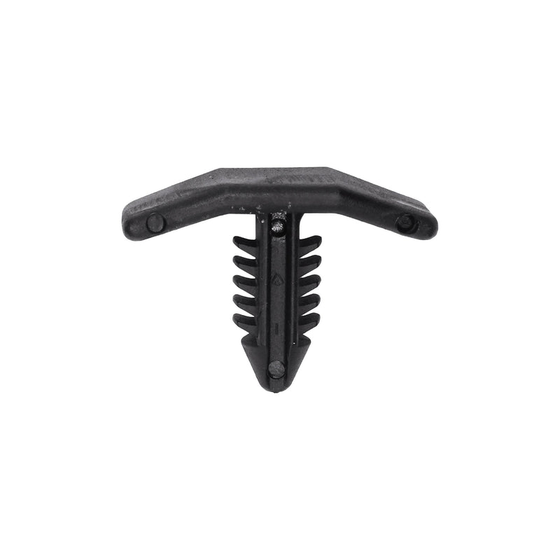 9/32"x9/16" Black Nylon Single Head Cowl Insulation Christmas Tree Retainer, 13/32" Head
