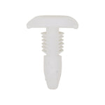 7/32"x21/32" White Nylon Double Head Weatherstrip Christmas Tree Retainer, 9/32"x1/2" Head