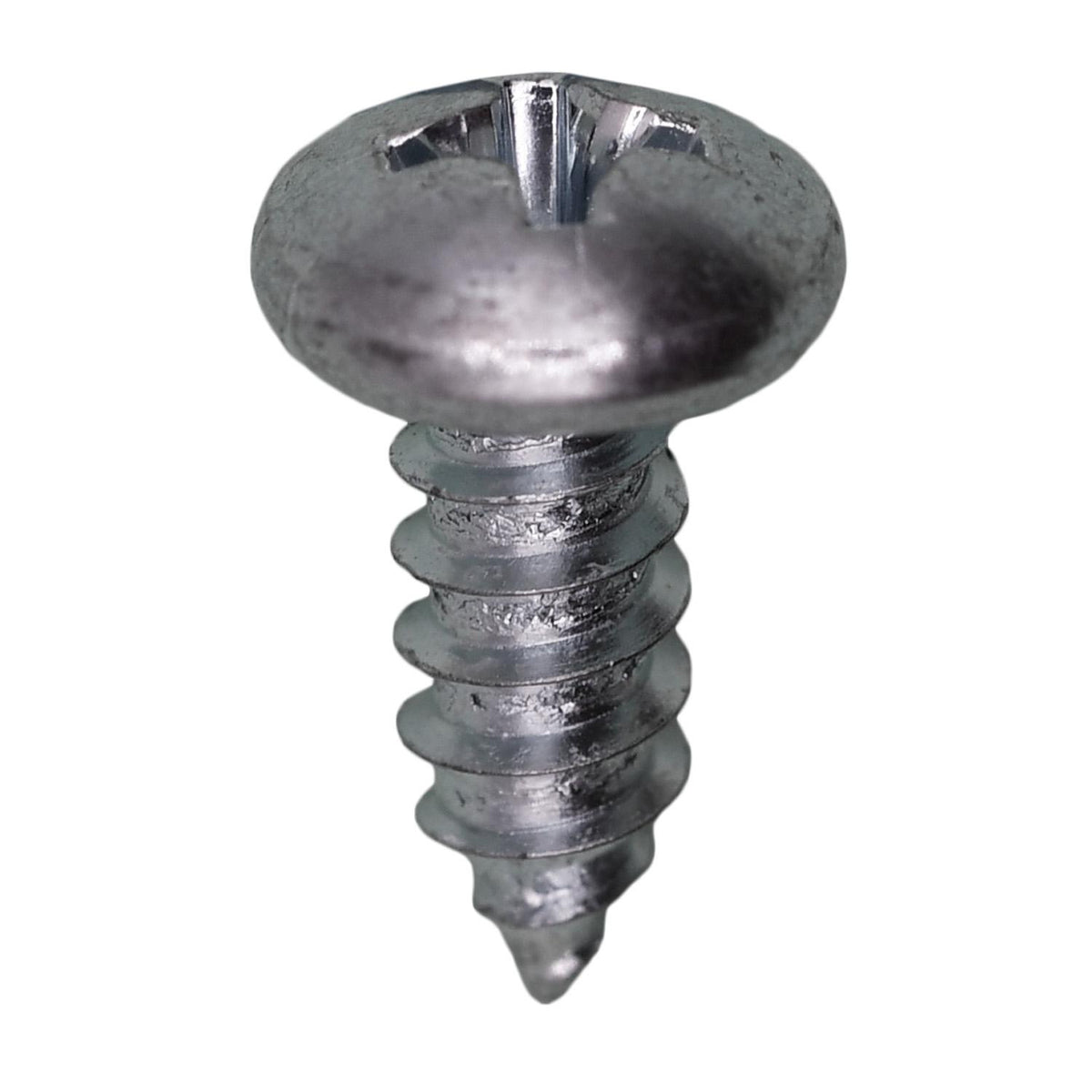 #10x1/2" Phillips Pan Head Tapping Screw, Type A/AB, Zinc